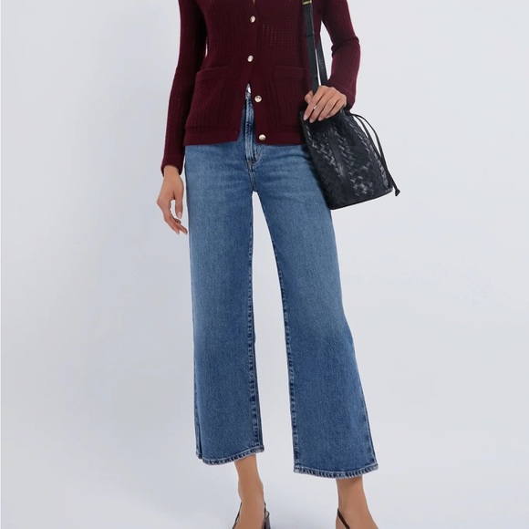 Agolde relaxed ankle denim. Harper Crop like new - Picture 1 of 5